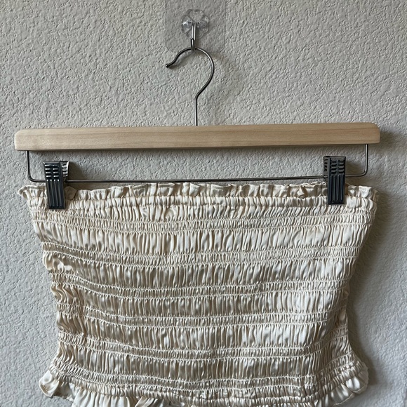 Free People ‘Be Right Back’ ruffle tube top - Picture 1 of 3